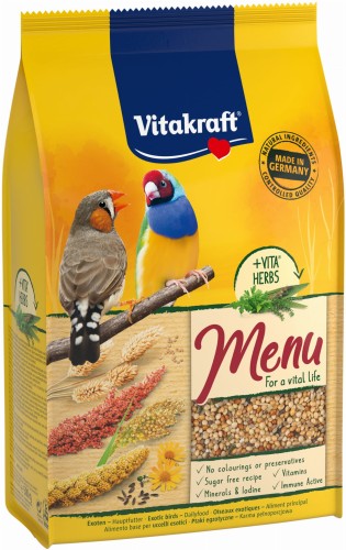 VITAKRAFT MENU VITA HERTS 1KG DLA PTAKÓW EGZOTYCZNYCH