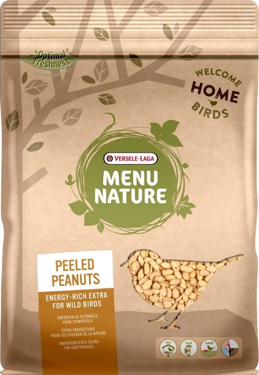 Versele-laga Menu Nature Peeled Peanuts 1kg orzeszki ziemne łuskane