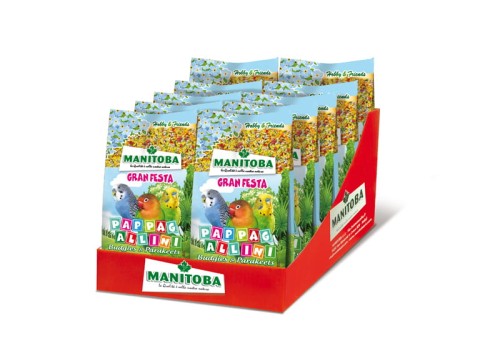 MANITOBA GRAN FESTA PAPPAG ALLINI BUDGIES PARAKEETS 500G KARMA UZUPEŁNIAJĄCA DLA PAPUŻEK 1