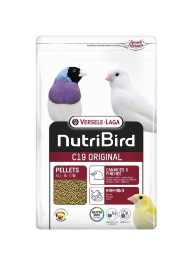 Versele laga NutriBird C19 Original 3kg – granulat na okres lęgowy dla kanarka