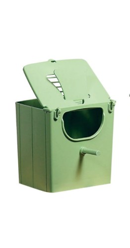 NEST LEONARDO GREEN N011 BUDKA LĘGOWA DLA DROBNEJ EGZOTYKI-001