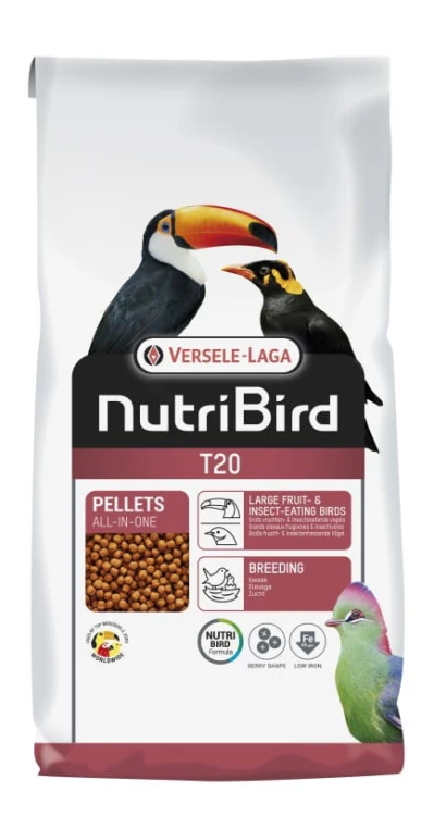 Nutribird T20 10kg – granulat dla tukanów