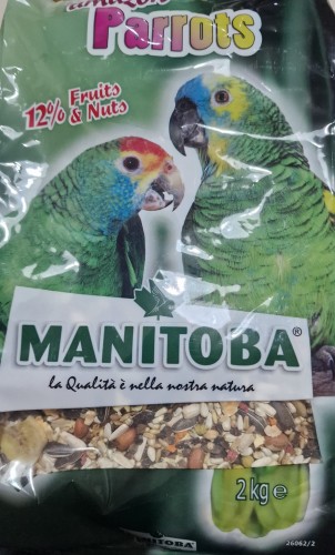 Manitoba Amazon Parrots 2kg Mieszanka pokarm dla dużych papug ( Amazonek )