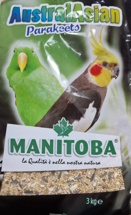 Manitoba AustralAsian Parakeets 3kg Mieszanka pokarm dla średnich papug
