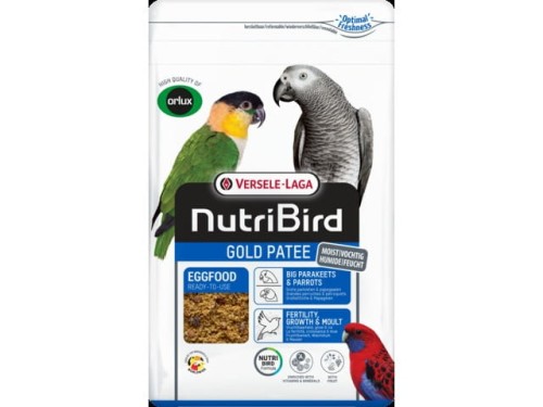 VERSELE LAGA ORLUX NutriBird Gold Patee Big Parakeets & Parrots 10kg – pokarm jajeczny dla średnich i dużych papug
