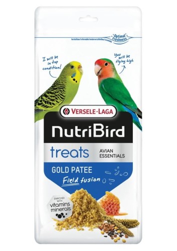 VERSELE LAGA ORLUX NutriBird Treats Gold Patee Field Fusion 250g – przysmak skarby pól dla ptaków
