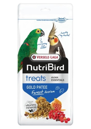 VERSELE LAGA ORLUX NutriBird Treats Gold Patee Forest Fusion 250g – przysmak z owocami leśnymi dla ptaków