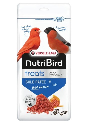 VERSELE LAGA ORLUX NutriBird Treats Gold Patee Red Fusion 250g – przysmak dla czerwonych ptaków