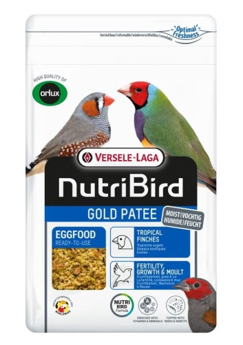 VERSELE LAGA NutriBird Gold Patee Tropical Finches 1kg – pokarm jajeczny dla tropikalnych łuszczaków