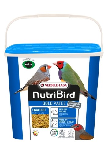 Versele Laga VL-NutriBird Gold Patee Tropical Finches 5kg – pokarm jajeczny dla tropikalnych łuszczaków