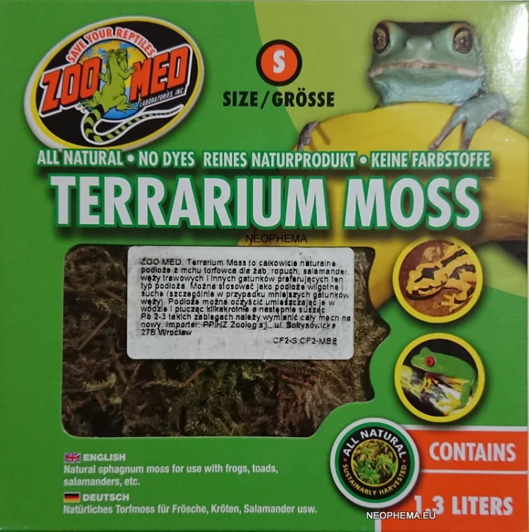 ZOO MED TERRARIUM MOSS NECH DO TERRARIUM 1,3L
