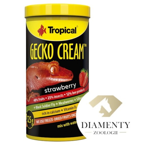 TROPICAL GECKO CREAM APRICOT Z MORELĄ 50G