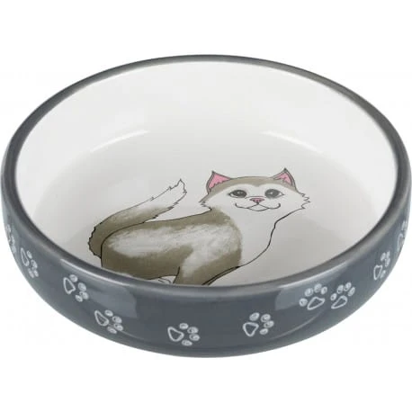 miska-dla-krotkonosych-ras-kotow-ceramiczna-03-l-15-cm-szara 24784