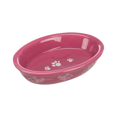 miska-ceramiczna-02l-15x10cm RÓŻOWA CIEMNA 24495