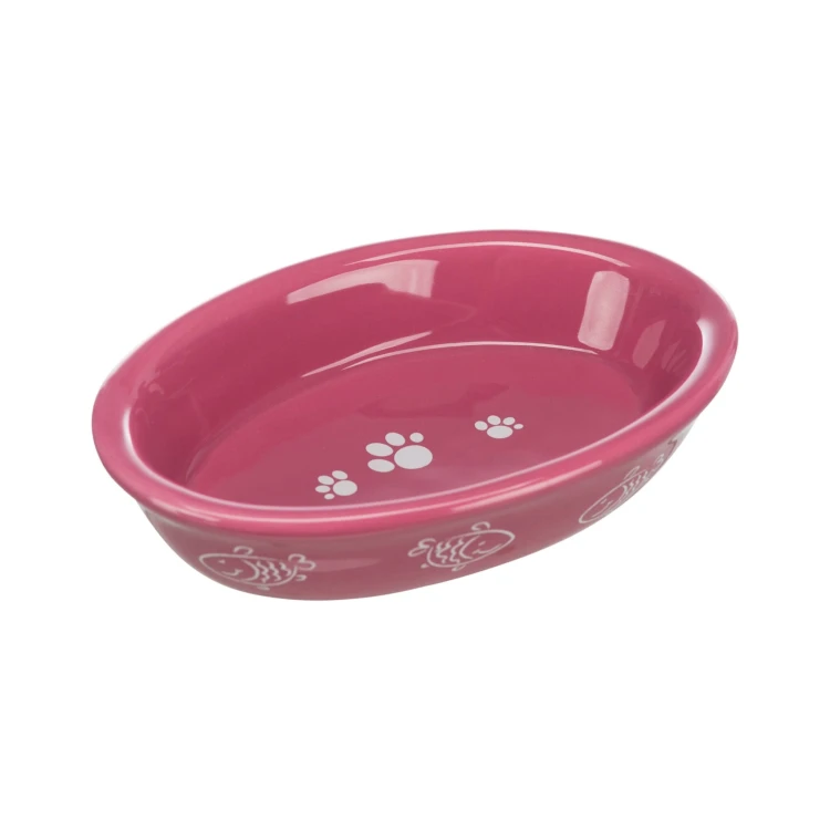 miska-ceramiczna-02l-15x10cm RÓŻOWA CIEMNA 24495
