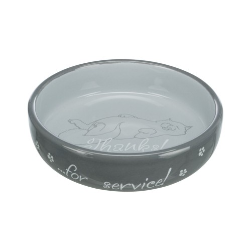 miska-ceramiczna-dla-kota-03-l-o-15-cm szara 24795
