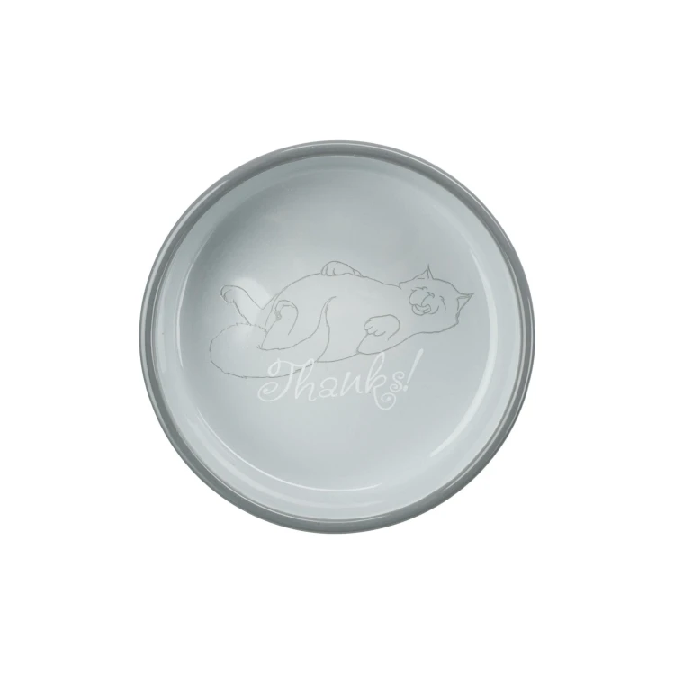 miska-ceramiczna-dla-kota-03-l-o-15-cm szara 24795 1