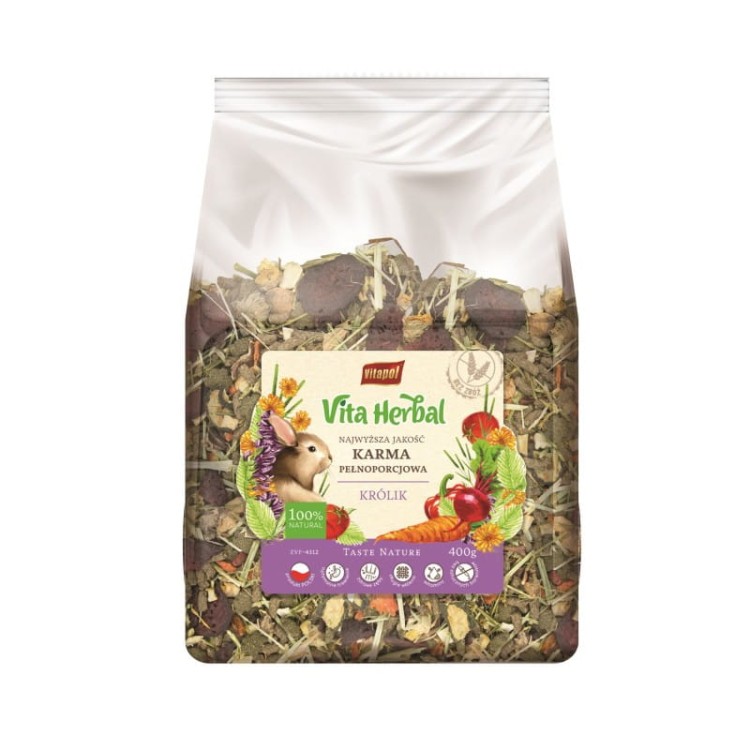 vita-herbal-karma-pelnoporcjowa-dla-krolika-400g