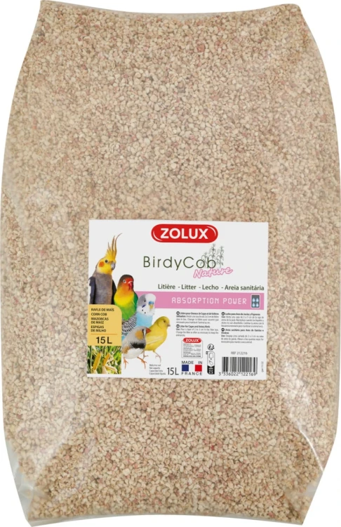 ZOLUX BIRDYCOB NATURE 15L PODŚCÓŁKA DLA PTAKÓW 15L