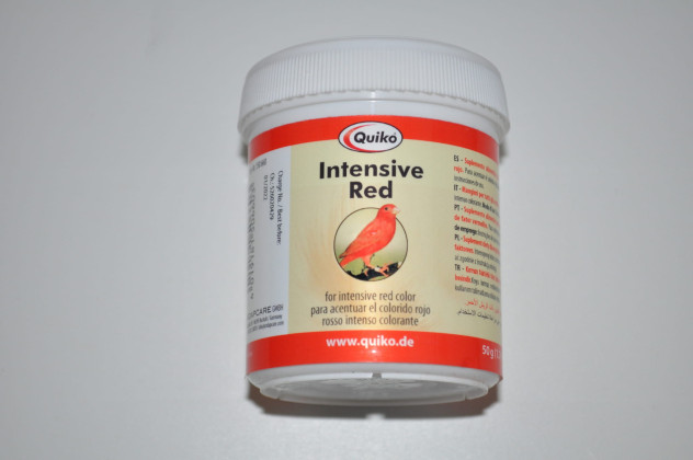 Quiko Intensive red - 50g czerwony barwnik dla kanarków