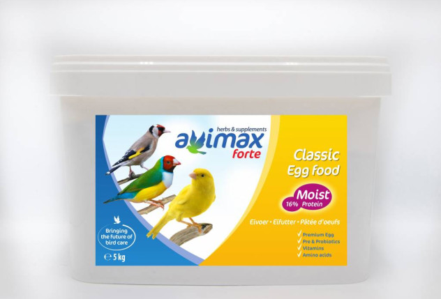 Avimax Forte Classic Egg Food Moist 1kg pokarm jajeczny wilgotny dla ptaków
