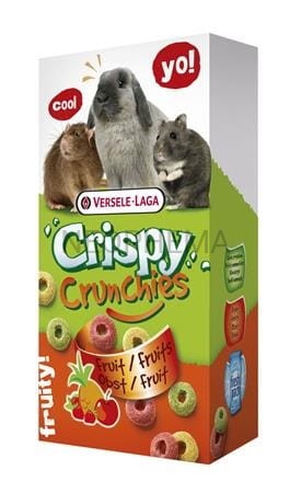 Versele-laga Crispy Crunchies Fruit 75g - chrupiący przysmak z owocami dla królików i gryzoni